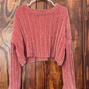 Kittenish cropped sweater